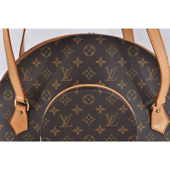 Authentic Louis Vuitton Monogram Ellipse Shopping Shoulder Bag M51128 LV 1405B - Picture 8 of 12